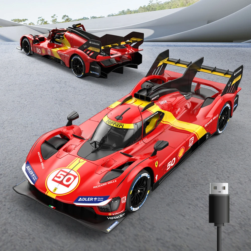 Scale-Model Remote-Controlled Children's Variable-Speed Electric Racing Car Toy - a Perfect Gift for Boys, Ride-On Kid's Vehicle