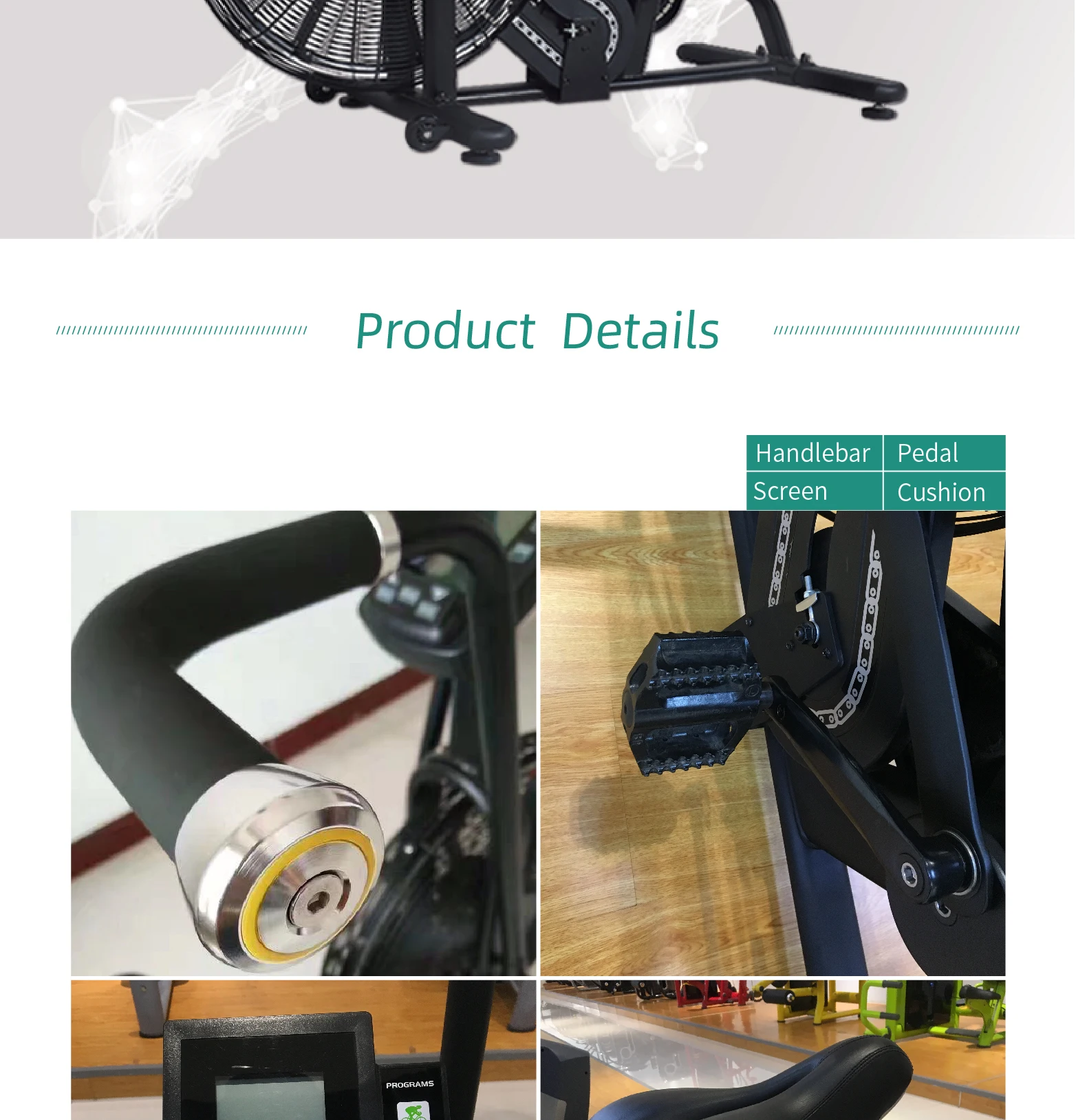 Тренажер для растяжки тела, оборудование для фитнеса и домашних упражнений, для приседаний, тренажерного зала, кардио-велоспорта, аэровелосипед