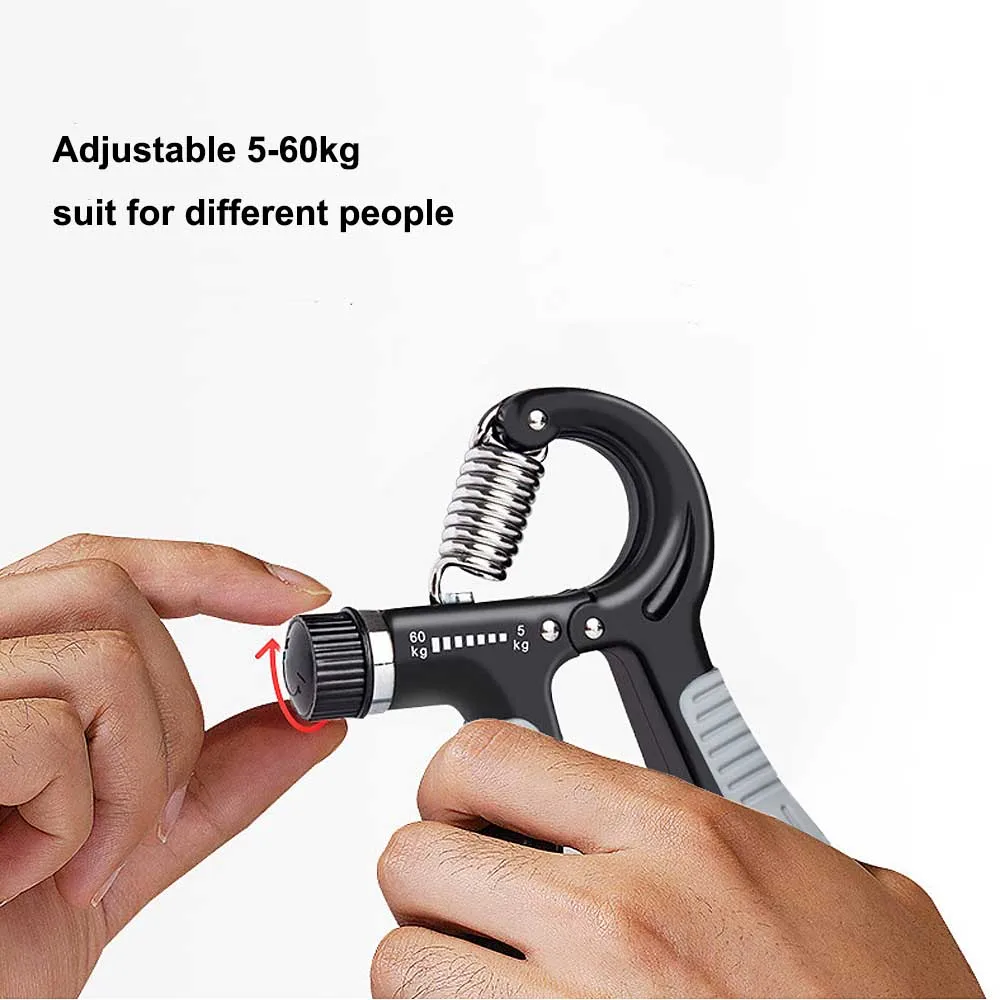 Adjustable Heavy Duty Anti slip Hand Grip Strengthener Hand Gripper ...