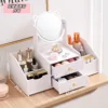 Double-drawer round mirror - large size
