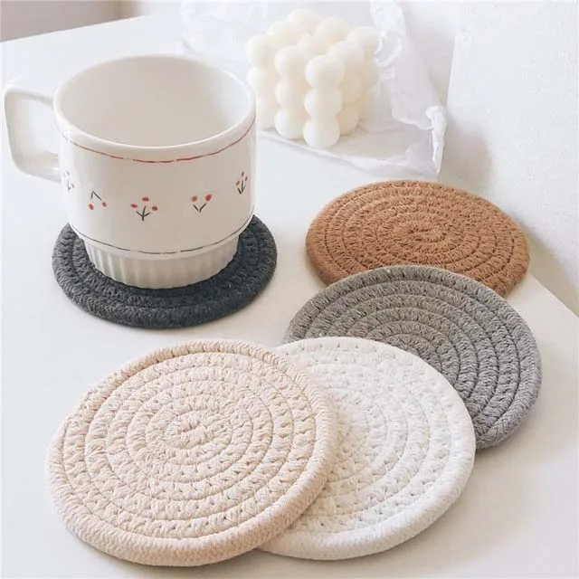 Zerodeko 2pezzi Tappetini Silicone Per Tazze Pad Antiscivolo Per Casa E Ristoranti Facili Da Pulire E Duraturi Scuro - Foto 6