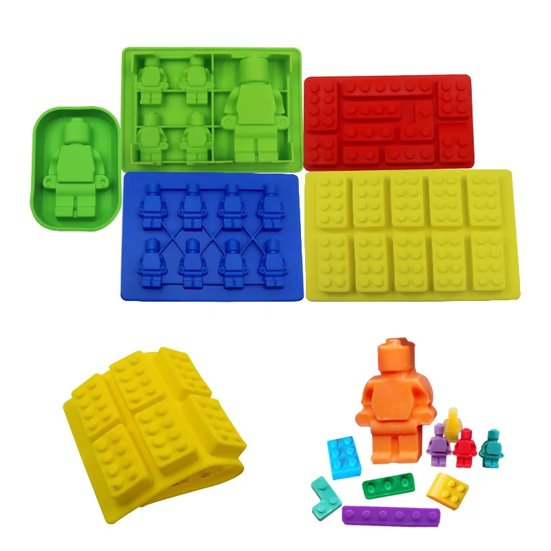 Lego Star Wars Ice Mold Supplier Reusable Minifigures&Building Block Silicone  Ice Cube Tray, Silicone Minifigures Chocolate Mold