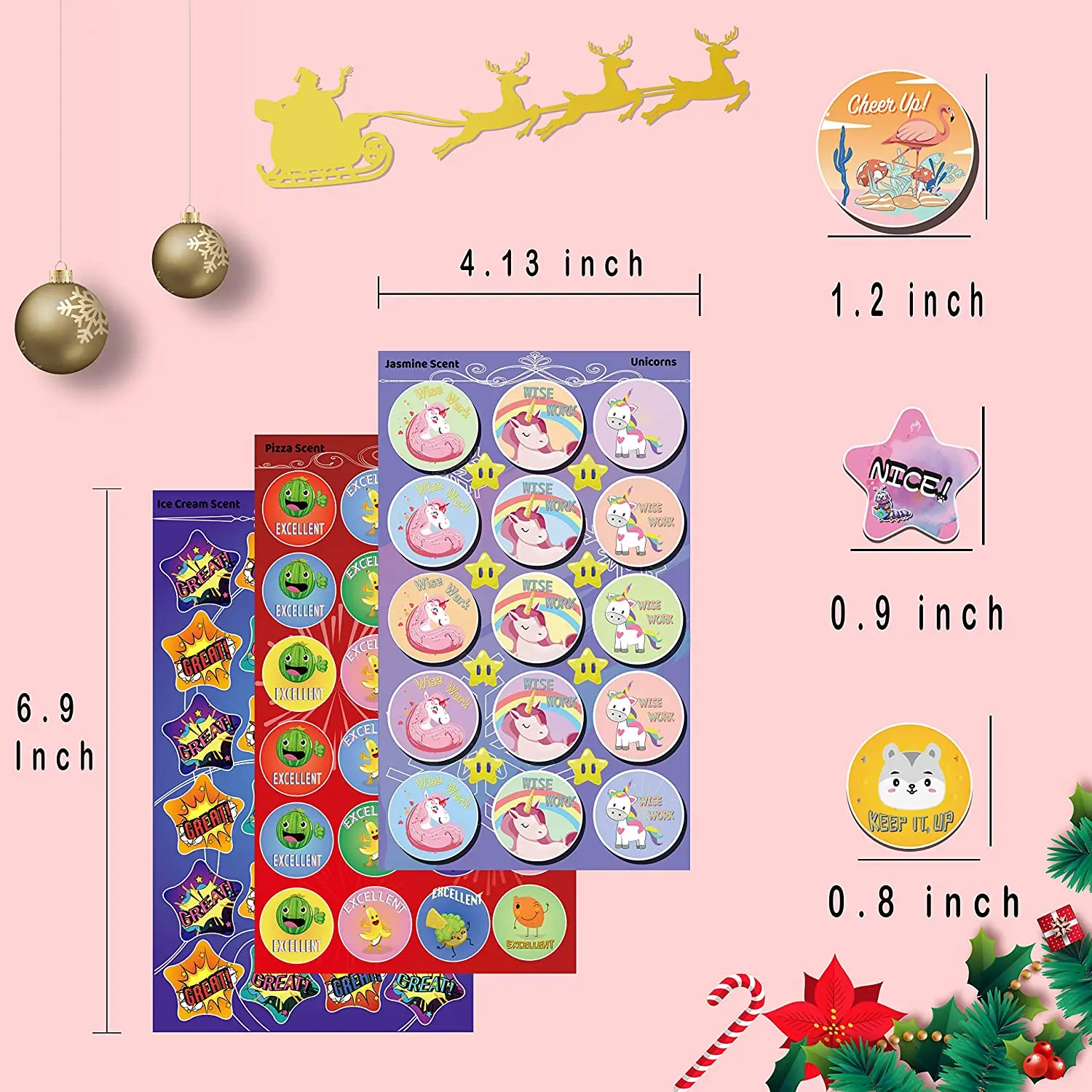 108 Duft-Aufkleber „Scratch 'N Sniff“ – Süße Düfte, Ideal Für Belohnungen, Basteln & Sammeln, Für Kinder Ab 3 Jahren