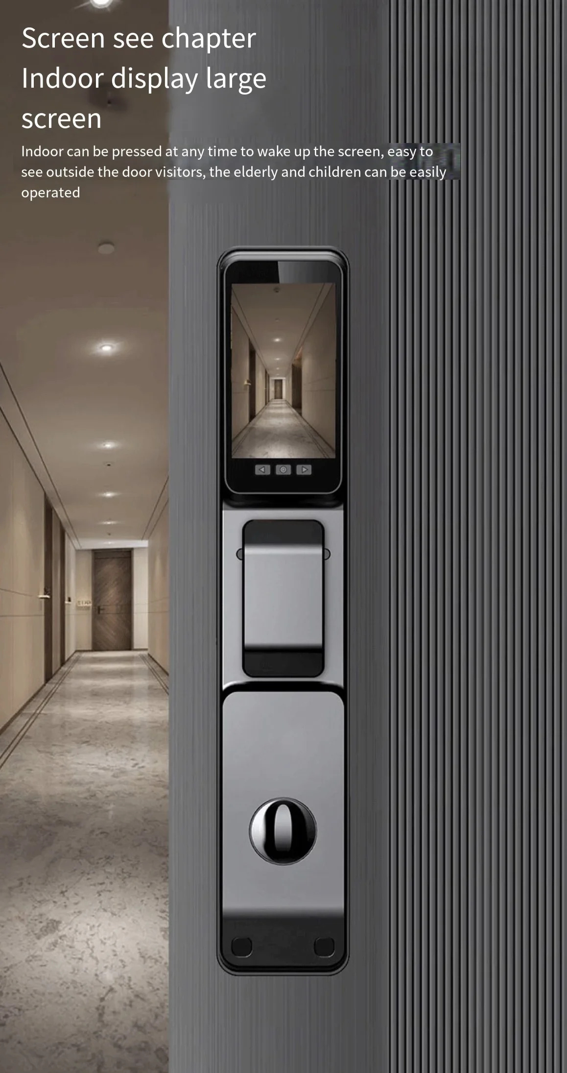 Smartier Fingerprint & Face Recognition Door Lock - Secure & Convenient