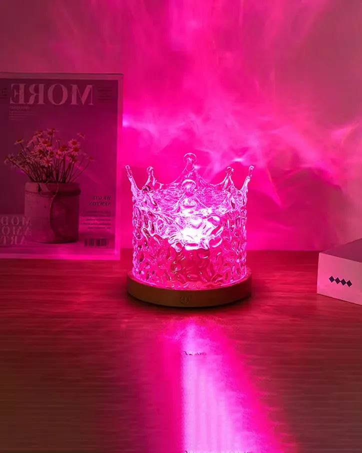 USB Power Water Ripple Pattern Projector Lamp Room Table Romantic Baby Sleeping Atmosphere Decoracion De Navidad