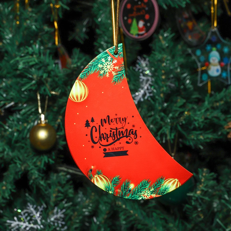 Xmas Tree Decoration Crystal Pendants Shinning Crystals personalized Glass Pendant supplier