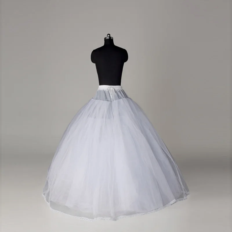 wedding dress underskirt no hoop