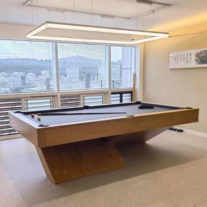 Superior Quality Mesa De Billar 8ft 9ft Solid Wood Slate Top Billiard Pool Table