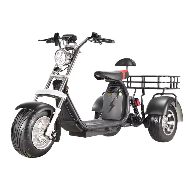 US/EU warehouse new model 3 wheel electric scooters 2000w electric motorcycles citycoco fast speed 3 wheels tricycle trike model