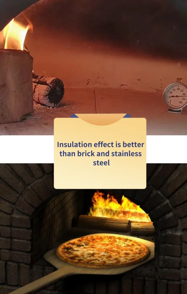 Italy Wood Fired Pizza Oven 500 Degree Commercial Outdoor Clay Ceramic
