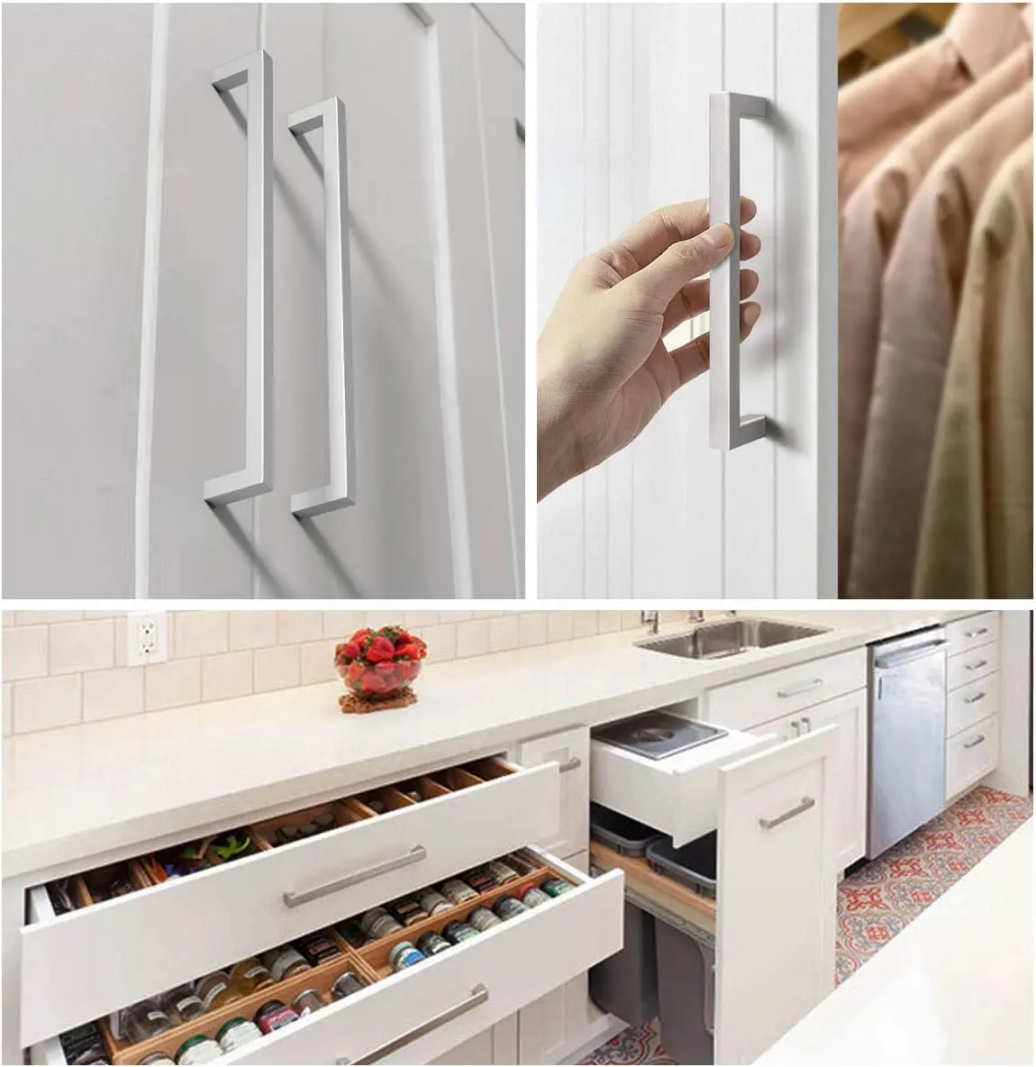 Oem Factory Furniture Hardware Modern Handle Stainless Steel