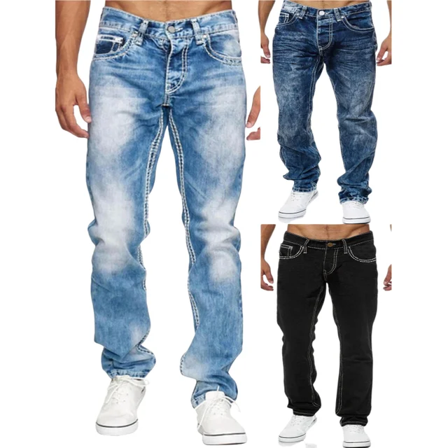 High Quality Designer Ripped jeans streets styles purple brand jeans ripped men's purple denim jeans hombre