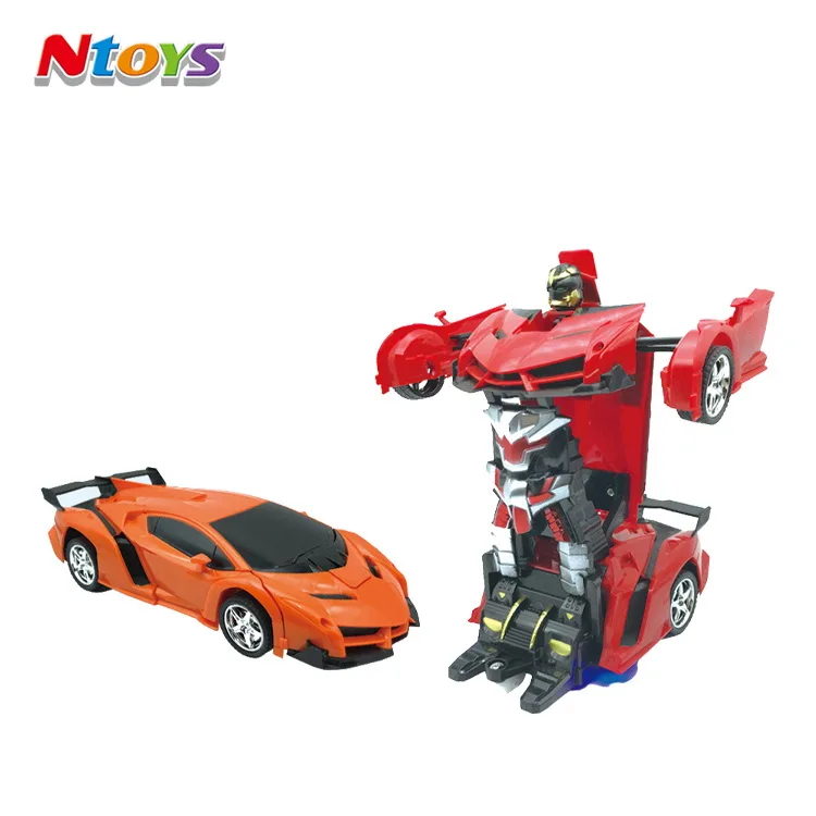 1:18 Carros De Control Remoto Rc Voiture Jouet Remote Control Transform  Robot Car Transforming Toy Cars