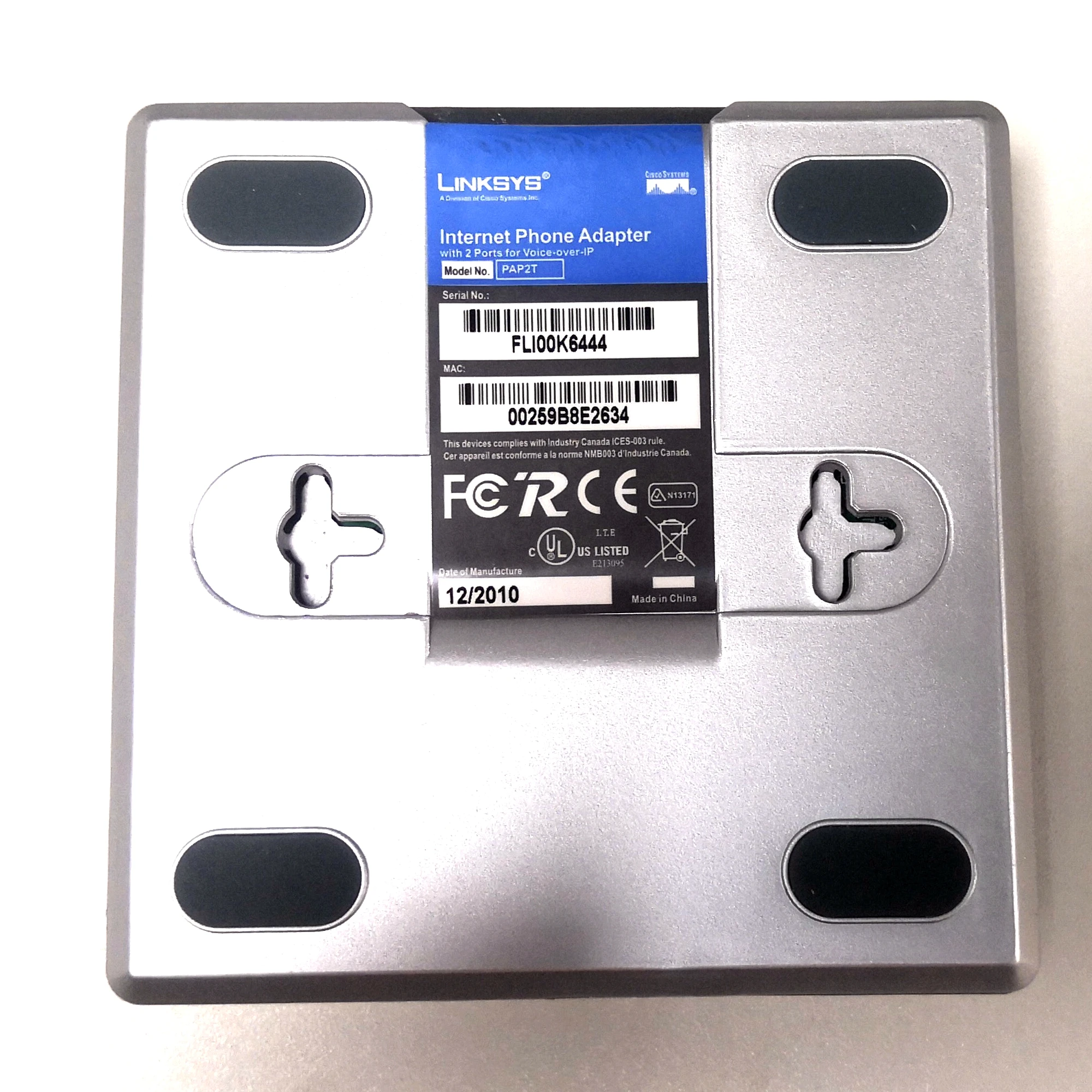 LINK SYS PAP2T NA / VOIP ATA / Gateway