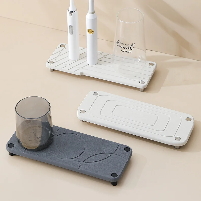 New Kitchen Stone Sink Caddy Instant Fast Drying Bathroom Diatomite