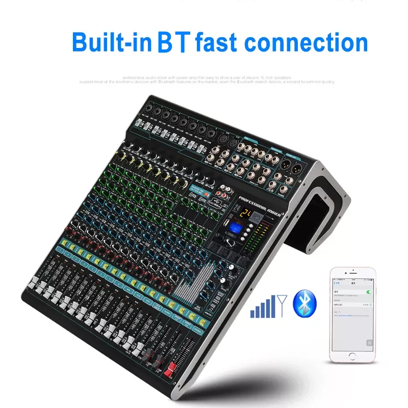 MX12 Professional DJ 24 DSP Digital High Quality 12 Channel