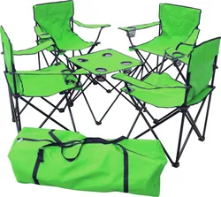 wholesale custom folding picnic chair solid cloth beach portable table and chair combination family chair