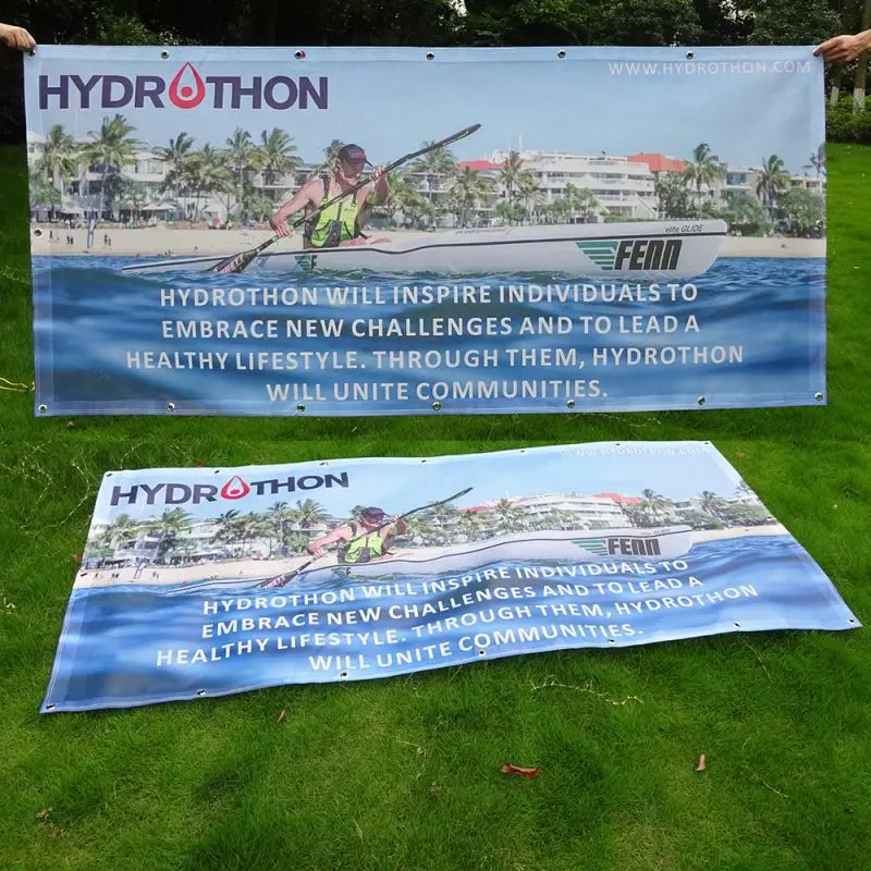 Custom Print Durable Red PVC Banner for Advertising