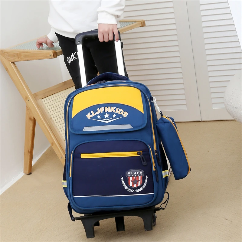 Waterproof Kids' Trolley School Bags With Wheels Animals Style Oem