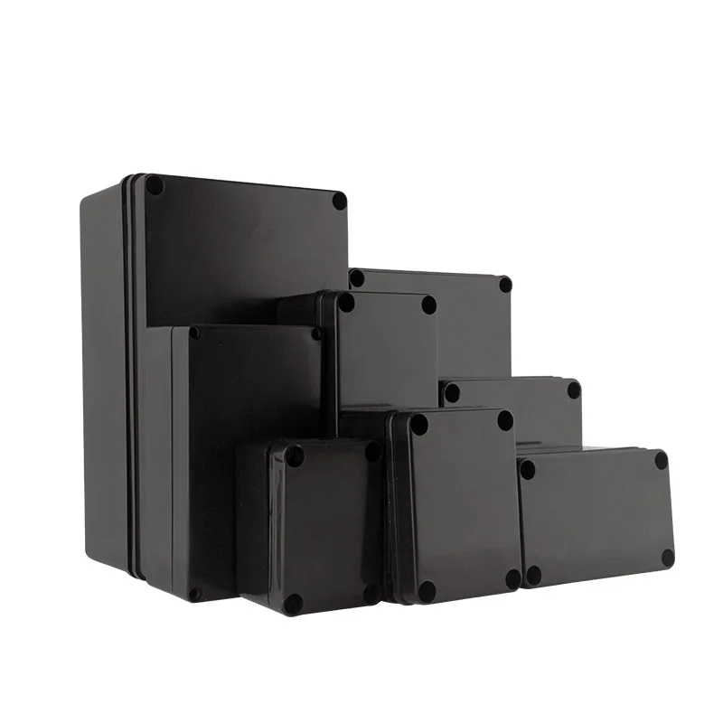 Black Waterproof Plastic Electric Project Case Junction Box 60*36*25mm E Ze 