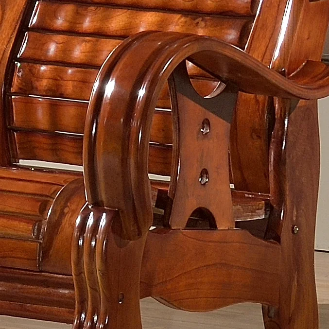 Luxury Custom High End Solid Sofa Modern Beige Wooden Sofa Set Furniture