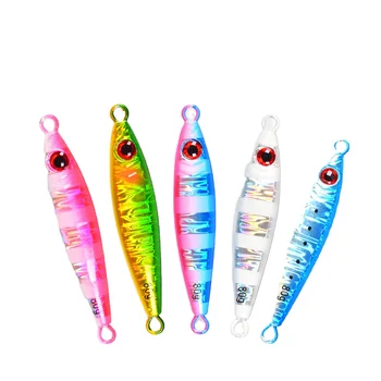 20g 30g 40g 60g 80g Saltwater Peche Fishing Metal Jigging Fast Slow Fall Pitch Fish Lure Bait – Metal Jig – view 2