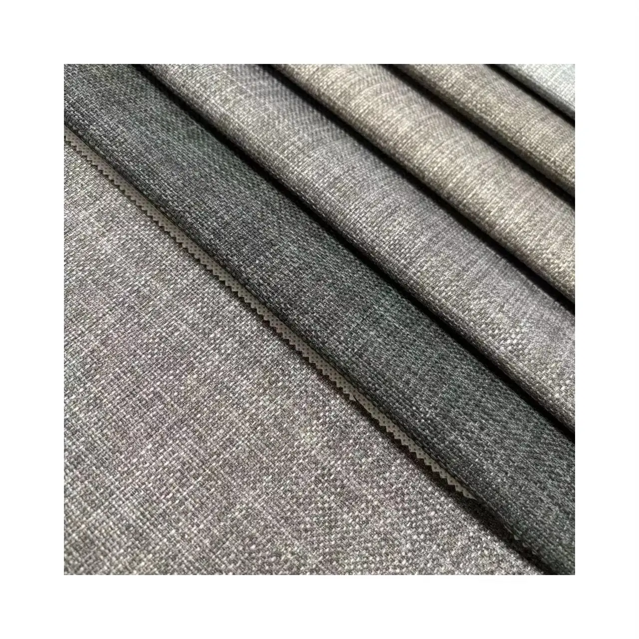 Heavy Duty textured linen Luxury design home textile fabrics