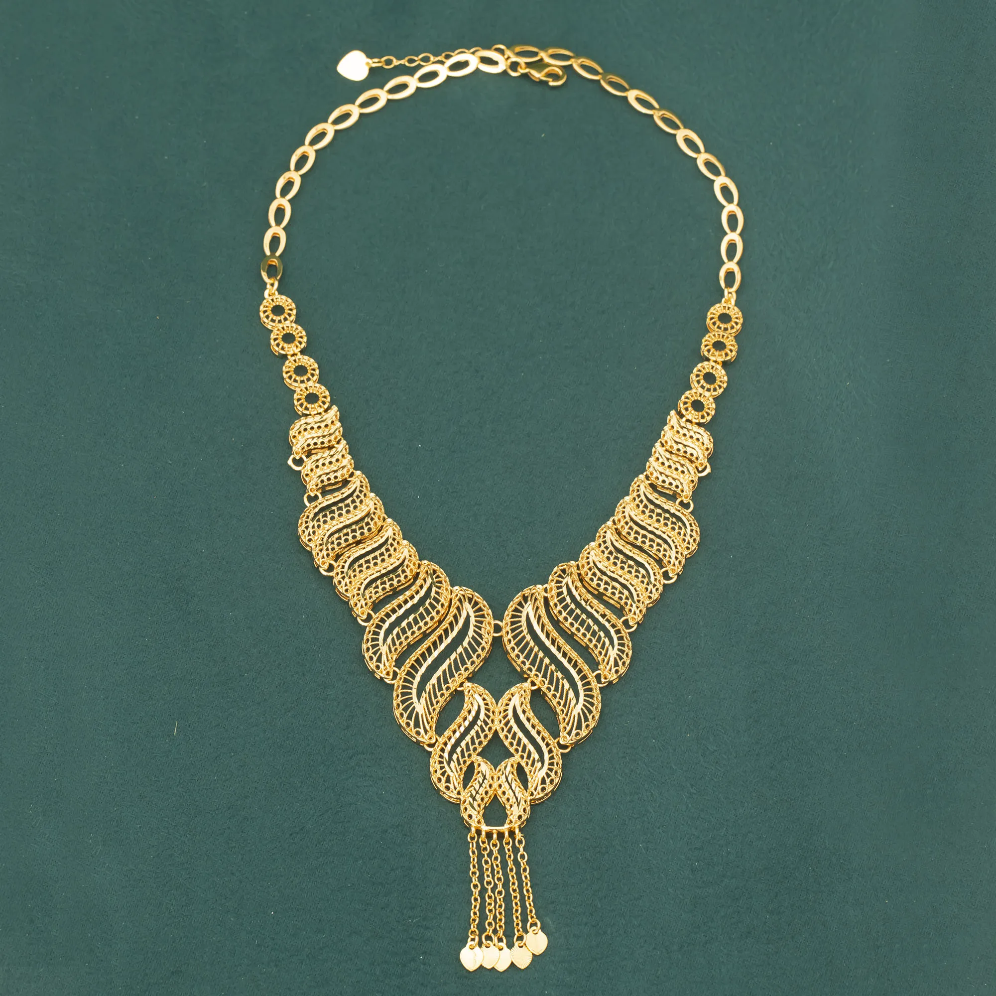 Wholesale Gold Jewelry Set Fashion Jewelry Necklace,Bracelets,Earrings
