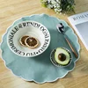 round floral scallop edge