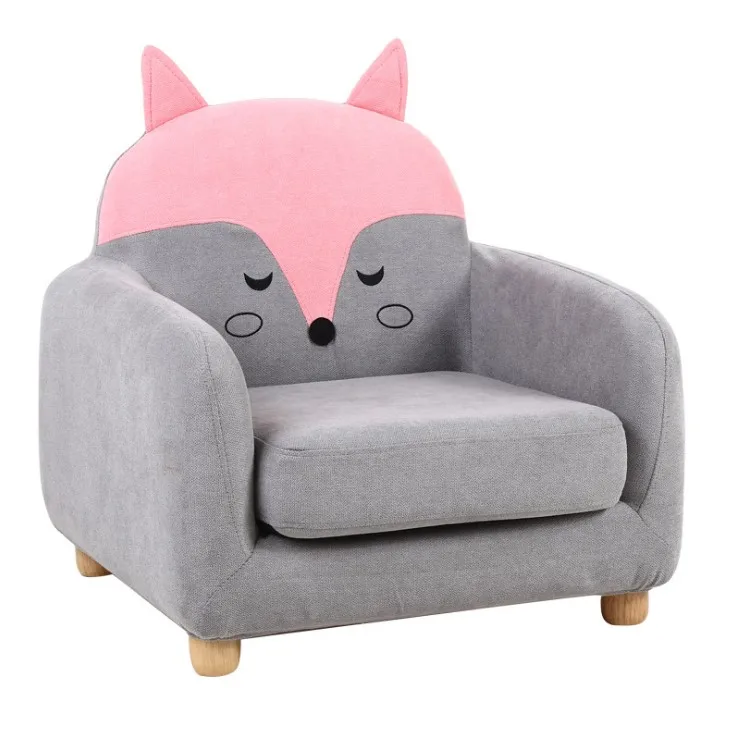 
 Мягкий тканевый детский диван новейшего дизайна с мультяшными животными  