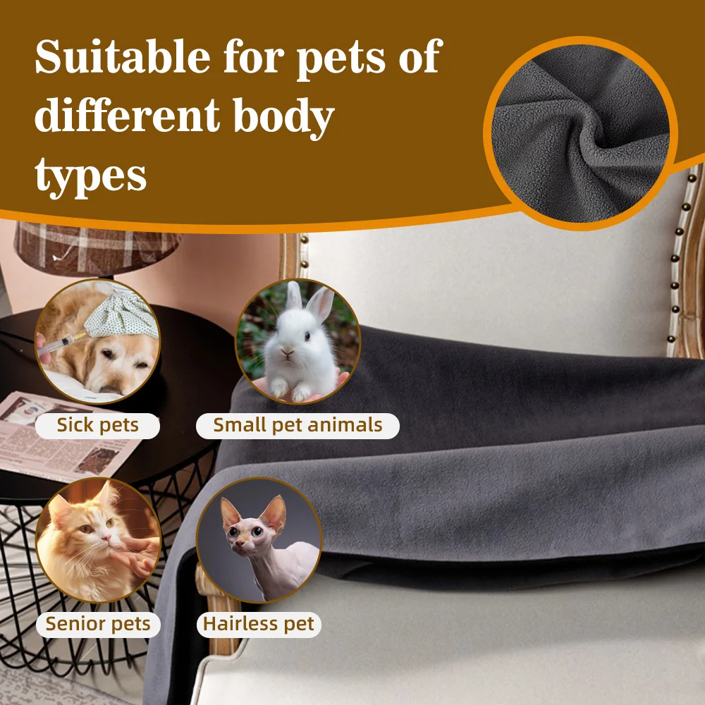 Wholesale High Quality Soft Warm Plush Pet Puppy Blanket for Dog Cat - product detail 5