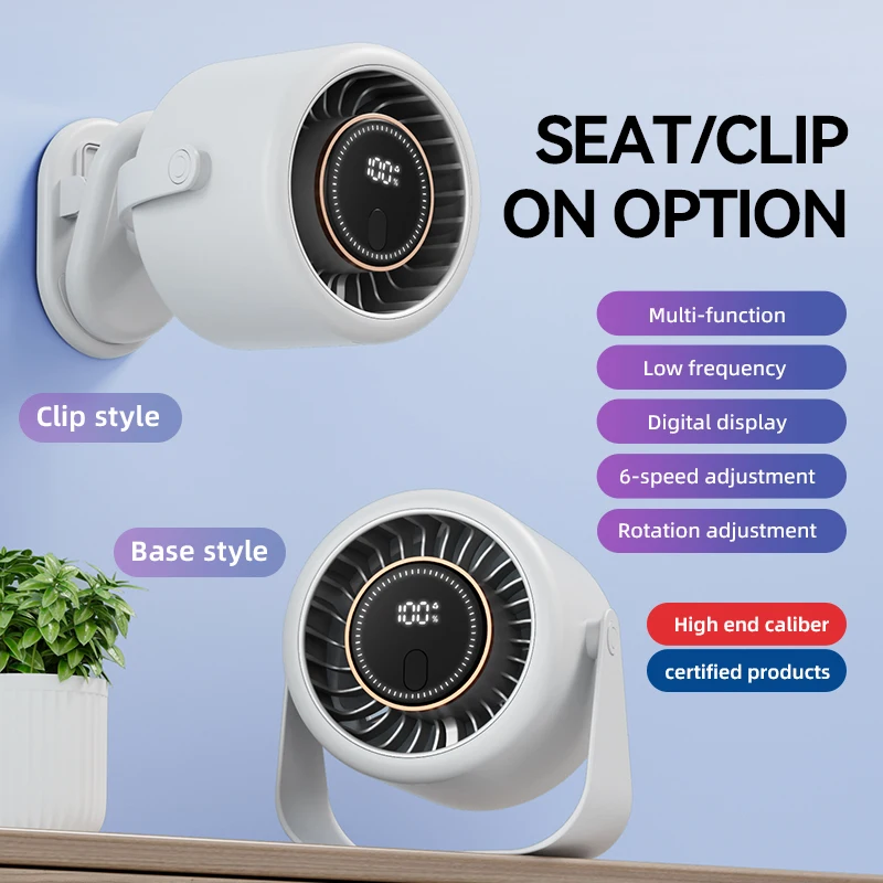 Household Mini Clip Fan, Portable, Battery, Clip-On Fan - detail 6