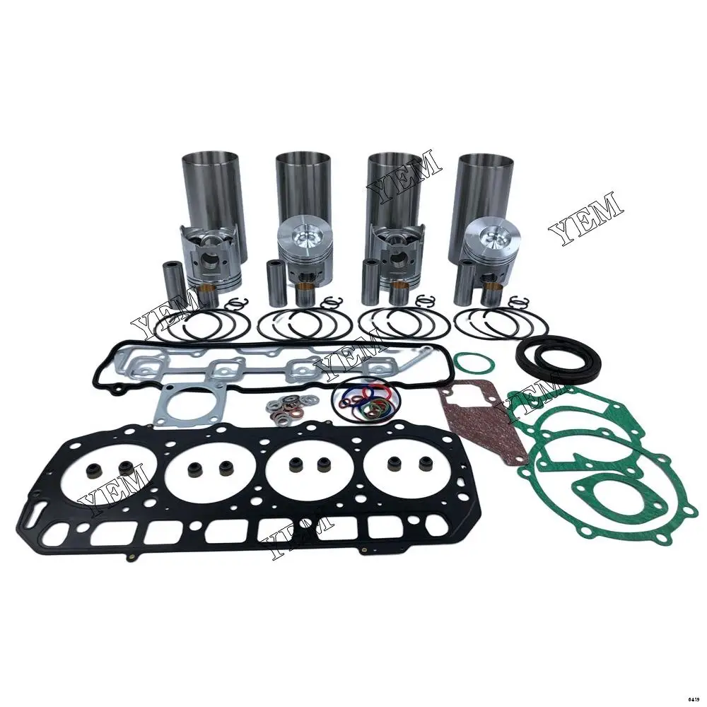 Good Quality Engine Overhaul Kit With Cylinder Piston Rings Liner Full Gasket Kit For Yanmar 4TNE94