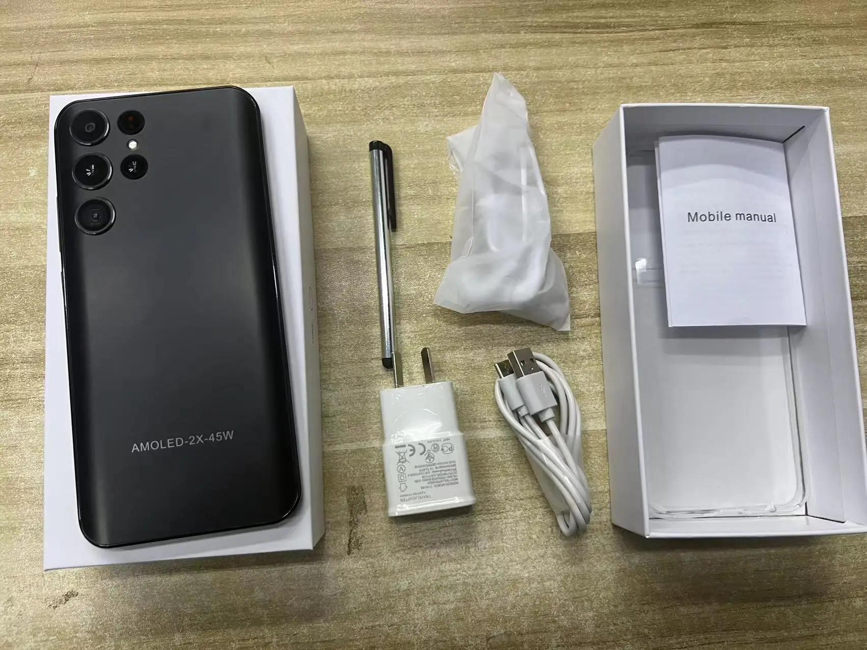 Galaxy S22 Ultra 16gb+1tb Smart Android Phone 6800mah 5g Dual