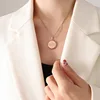 P489  Rose gold necklace  405cm