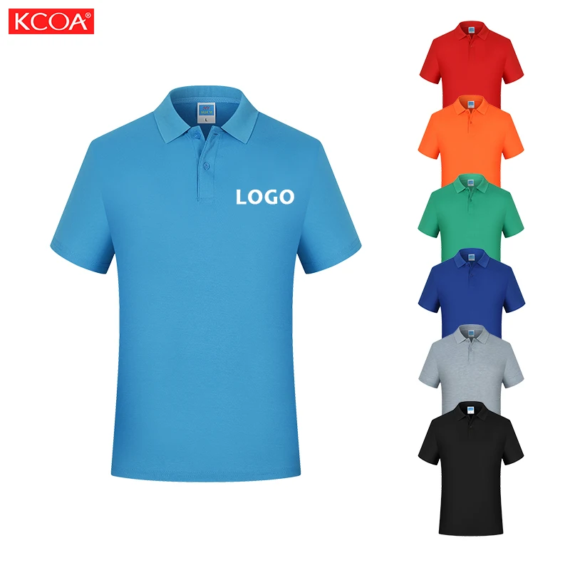 Custom Design Golf Clothing Polo Shirt Embroidered Printed Plain Cotton Polyester Men'S Polo Shirts
