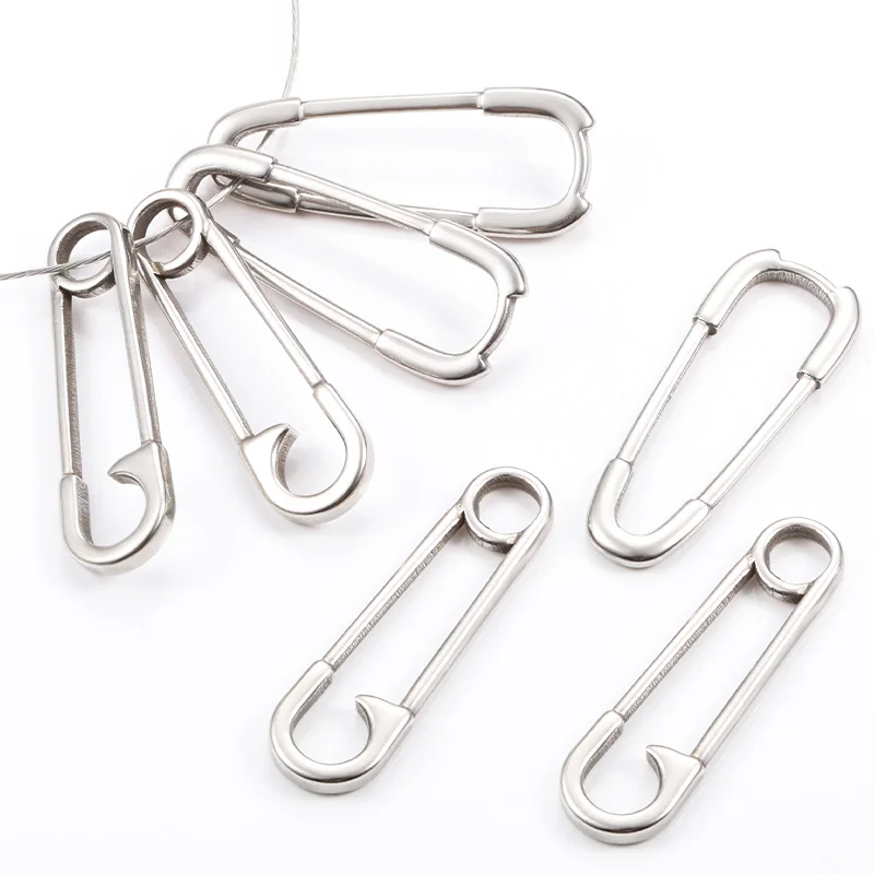 Factory Price Wholesale Stainless Steel Waterproof Safety Pin Charm Or ...