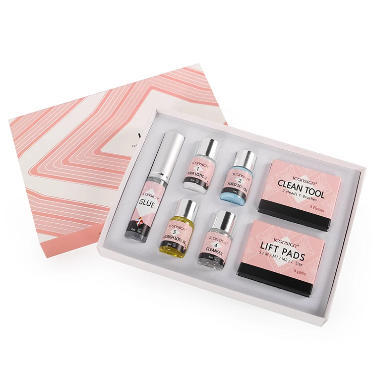 
 Звезды цвета ресниц и бровей Лифт комплект частный логотип подъема ресниц Пермь набор  