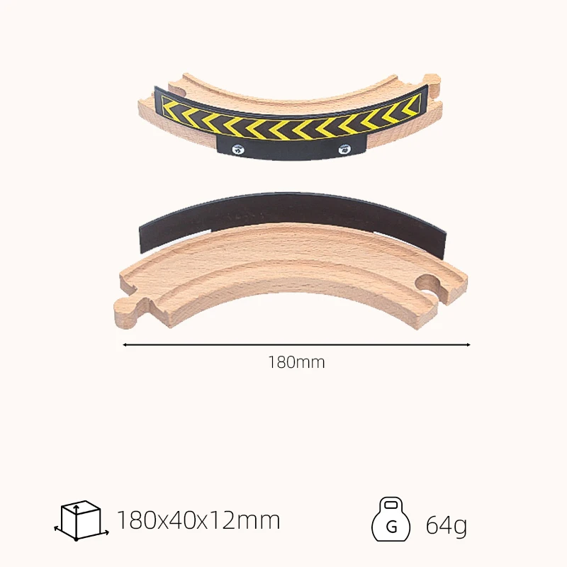 Compatible Marques Courantes Lot De 28 Adaptateurs De Rail En Bois, Plastique Wooden Train Track Train Bois Enfant