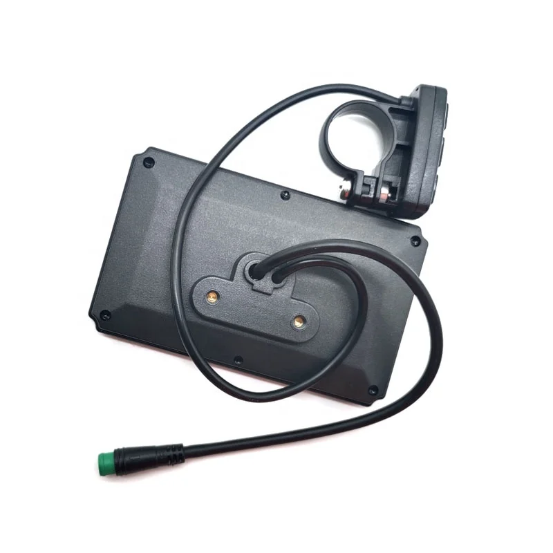 48V LCD 8HU Waterproof Connector Display for Electric Bikes Parts KT Controller