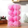 7cm 16-pack crackle balls (pink)