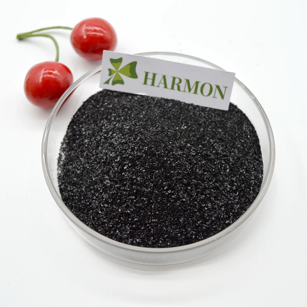 Высокое качество конкурентоспособная цена блестящее гранулированное удобрение ГУМАТ калия фулват 100% водорастворимое используемое в сельском