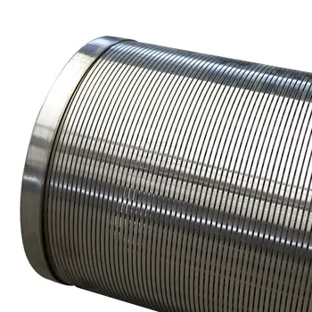 AISI Slot20 Wire Wrapped Water Well Strainer Screen with Thread Connection