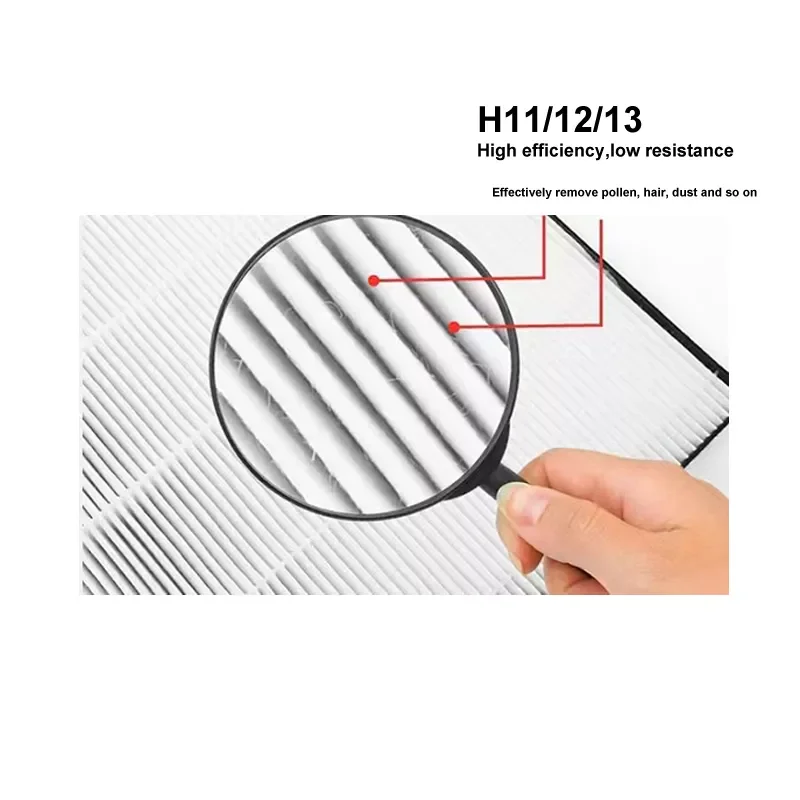 product oem customized high efficiency mini air purifier  h13 h14 hepa filter replacement for brands air purifier-2