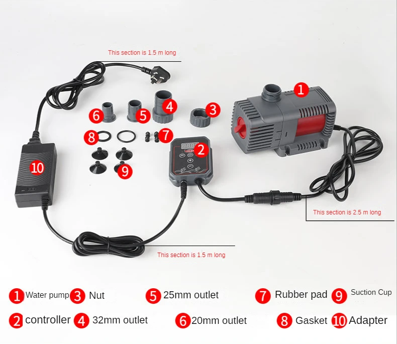 Sunsun New Dc Variable Frequency Pump Fish Tank Pump Fish Pond Pump