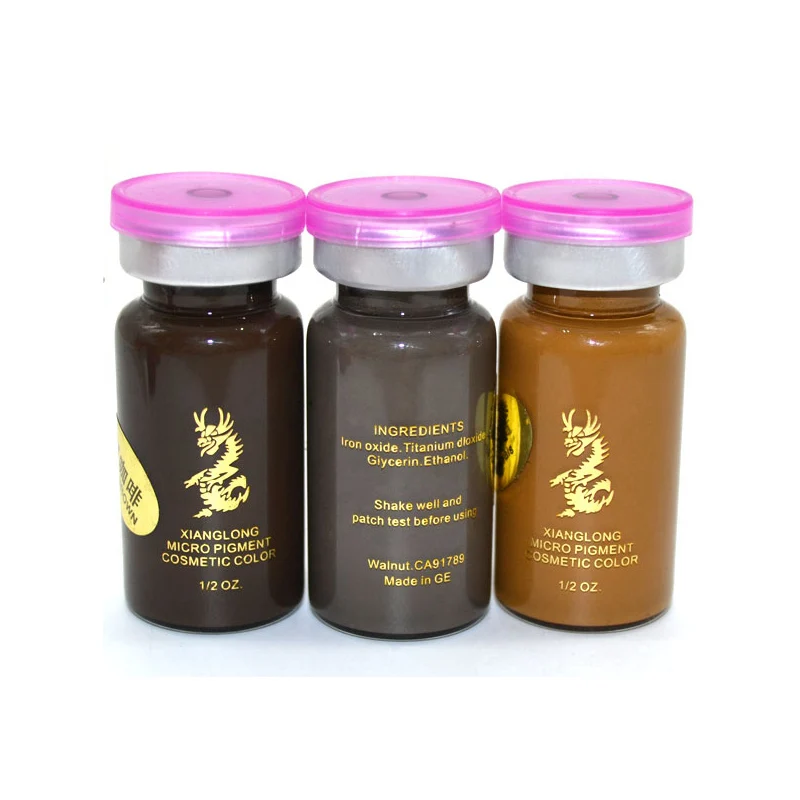 Dragon Micro Pigment Cosmetic Color 8ML Ampoule PMU Ink Micropigment Permanent Makeup Eyebrows Tattoo Microblading Lip