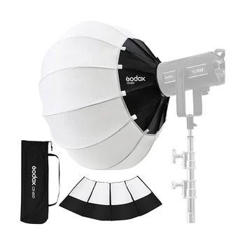 Godox CS-65D Lantern Softbox Quick-Setup 26inch/65cm Soft Light Modifier Latern Softbox with Skirt+Carry Bag