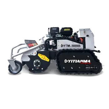 robot gasoline engine  crawler remote control lawn mower