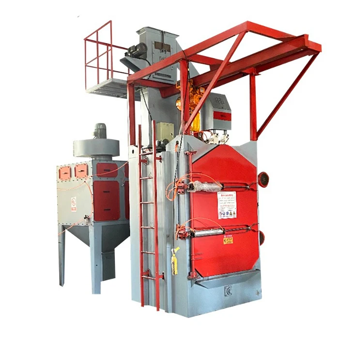 China Rebar Shot Blasting Making Machine Hanger Type Shot Blasting Machine for Descaling of Steel Structures
