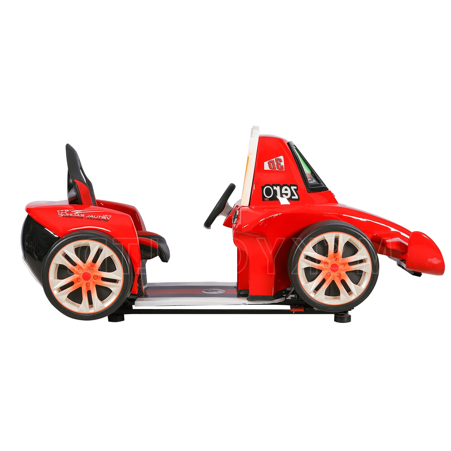 VR-100 F1 레이싱카 인터랙티브 코인 오퍼레이티드 키즈 오락 아케이드 머신 실내 놀이터 유리섬유 어린이 놀이기구